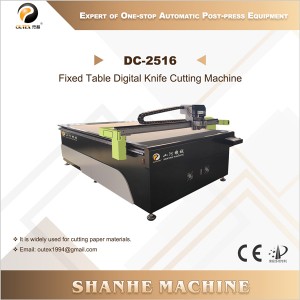 DC-2516 Föst borð Digital Knife Cut Machine