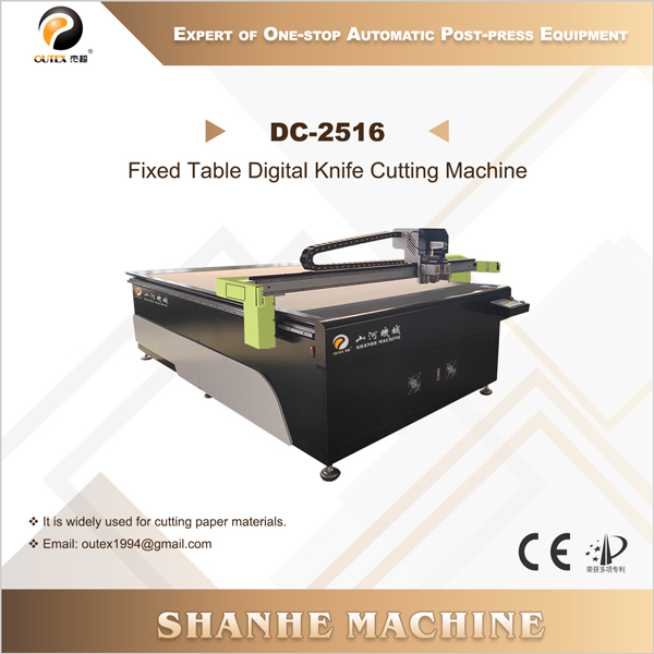 DC-2516 Fêste tafel Digital Knife Cutting Machine