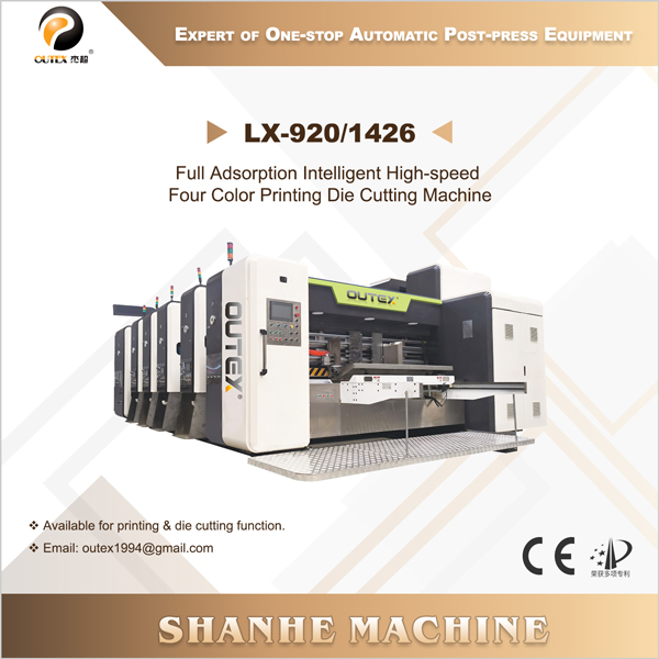 LX-920/1426 Full Adsorption Intelligent High-speed Four Color Printing Die Cutting Machine