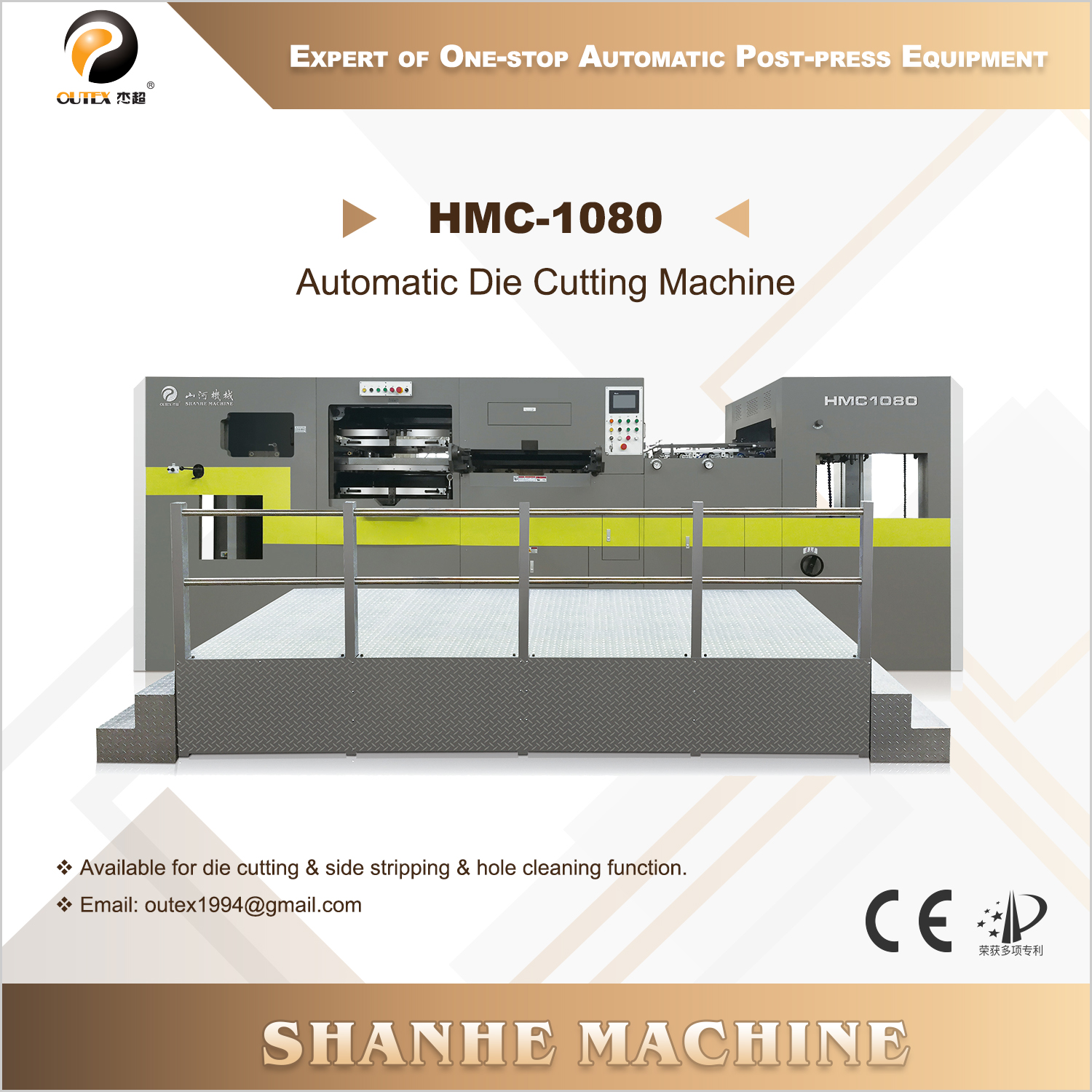 HMC-1080 automaatne stantsimismasin